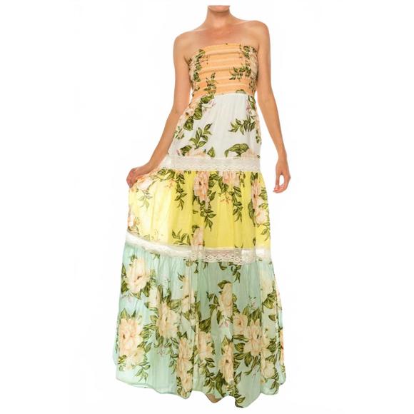 NEW MAGAZINE CLOTHING jamie floral summer dress in multi - Picture 1 of 4